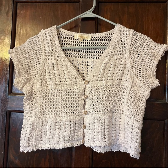 Patchwork crochet top - Picture 1 of 3